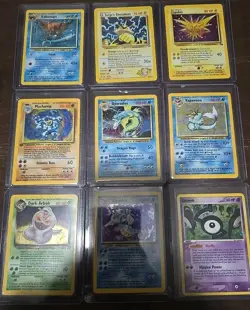 Pokemon TCG Vintage Holo lot of 9 Wotc Look Read - Image 1