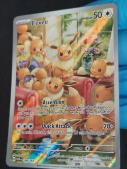 Pokemon Twilight Masquerade Eevee IR #188/167 Rare 💎 Mint - Image 2
