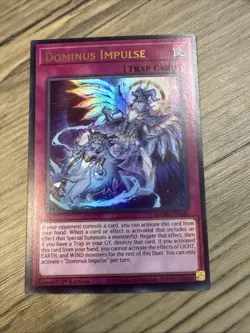 Yugioh! 1x Dominus Impulse MZMU-EN126 Ultra Rare 1st Ed NM - Image 1