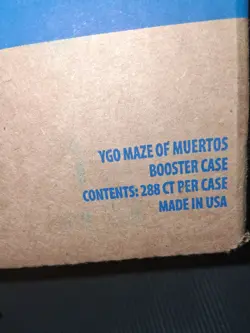 Yu-Gi-Oh! YGO Maze of Muertos Booster 12-Box CASE FACTORY SEALED!! - Image 3