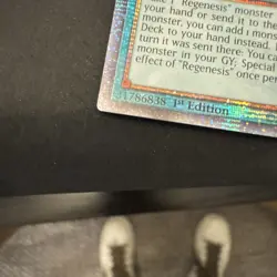 Yugioh! Regenesis Quarter Century Secret Rare Near Mint 1st Edition ALIN-EN059 - Image 5