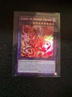 Albion the Branded Dragon CH01-EN043 Ultra Near Mint 1st YuGiOh - Image 1