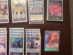 One Piece CCG Vinsmoke Reiju Tournament Ready Deck And Foxy Pirate Package - Image 3