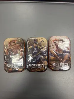 One Piece TCG Tin Pack Set Vol. 2 (TS-02, OP13) New Factory Sealed Set Of 3 - Image 2