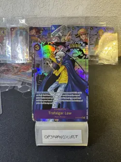 One Piece TCG OP05-069 SR Trafalgar Law Manga Original Awakening Of The New Era - Image 1