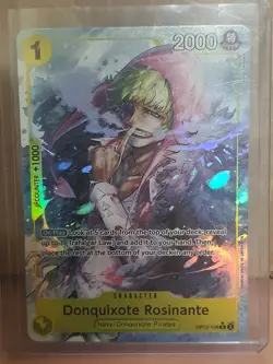 Donquixote Rosinante Rare Alt Art OP12-108 One Piece Legacy Of The Masters - Image 1