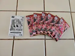 One Piece EB-03 Heroines Lot of 6 Sealed Booster Packs Plus Promo Pack - Image 1