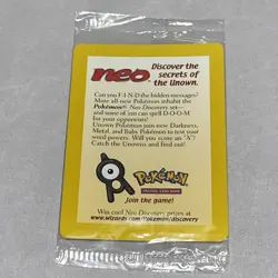 Entei 34 WotC Black Star Movie Promo Reverse Holofoil Neo Pokemon Card Sealed - Image 1