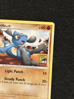 2009 Pokemon Platinum SDCC Riolu Promo Card 91/127 - San Diego Comic Con NM - Image 2