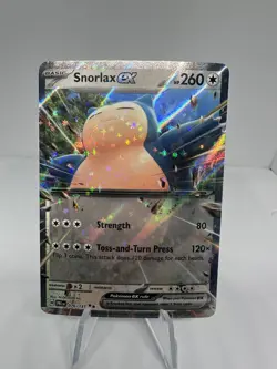 Pokemon TCG Snorlax EX 76/131 Prismatic Evolutions Double Rare Holo Card - Image 1