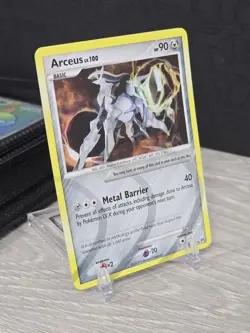 Pokemon Card TCG Arceus LV.100 AR9 Platinum Holo Ultra Rare 2009 Vintage - Image 1