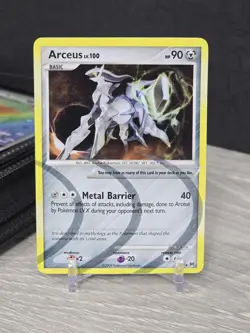 Pokemon Card TCG Arceus LV.100 AR9 Platinum Holo Ultra Rare 2009 Vintage - Image 3