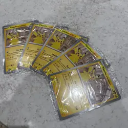 Pokemon Pikachu At The Museum x Natural History London Jumbo Card - Sealed x8 - Image 1