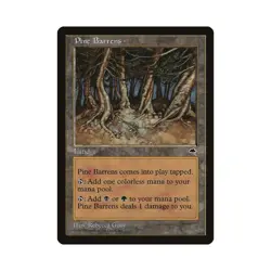 Pine Barrens MTG Tempest Rare LP Lightly Played Single Card - Image 1