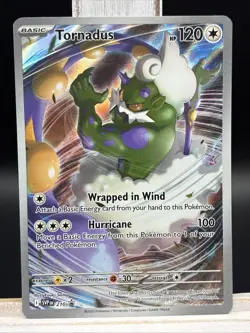 ✨Tornadus 210 Sv: Scarlet & Violet Promo Cards Holo Illustration Rare✨ - Image 1