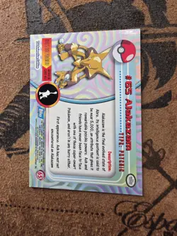Alakazam #65 Topps Pokemon TV Animation Edition Pokemon Card - Image 4