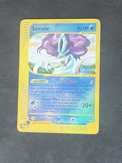 Suicune 37/147 Aquapolis 2002 Reverse Holo Rare Pokemon Card TCG - Image 1