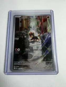 Pokemon TCG Litleo IR 139/132 Illustration Rare Pokemon Card Mega Evolution - Image 1