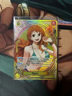 One Piece CCG Nami Character Card EB03-053 SP Extra Booster Heroines (English) - Image 2