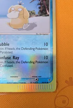 Pokemon TCG Psyduck Reverse Holo Card 44/95 Team Magma vs Team Aqua MP - Image 5