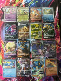 Pokemon 16 Card Lot nm V Max Mega Amazing Ex HOLO Rare Hits Only F90 - Image 1