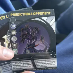 Bakugan PREDICTABLE OPPONENT Blue Ability Card 2008 BA171-AB-SM-GBL 39/48 - Image 1