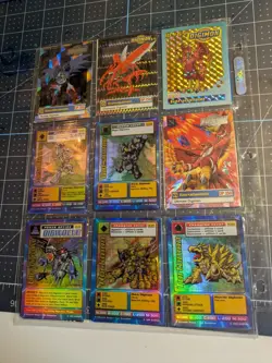 Digimon TCG 18 Card Lot Holos/Rares - Image 2