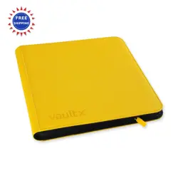 Pocket Trading Card Zip Binder 624 cards Exo Tec Album Premium Yellow Vault - Image 1