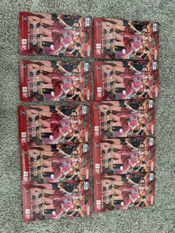 One Piece Card Game EB-03 Heroines Sleeved Booster Pack Lot of 10 Sealed - Image 1