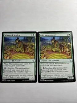 2X Aftermath Analyst - Murders at Karlov Manor X2 MTG Plus Bonus Card!!! - Image 1