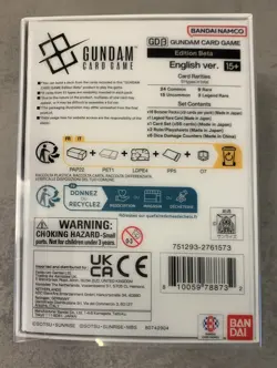 🔥Gundam TCG Ver. Beta COMPLETE Box *Opened* (English) ALL CARDS - 3 LR + PROMO - Image 2