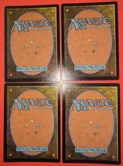 4X PLAY SET, MTG, SWAMP, FOIL, NM 0502, COMMON, RIPPLE FOIL, MH3 UNPLAYED - Image 2