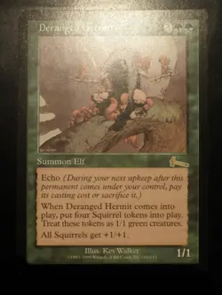 mtg magic deranged hermit urza's legacy ENGLISH ermite fele heritage d'urza - Image 1