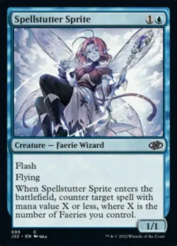 [1x] Spellstutter Sprite Near Mint, English Jumpstart 2022 Singles MTG Magic - Image 1