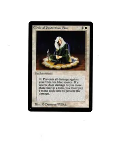 Magic the Gathering CIRCLE OF PROTECTION BLUE Beta MTG - Image 1
