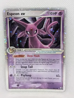 Espeon ex 102/115 Unseen Forces Holo Ultra Rare Pokemon TCG Nintendo LP - Image 1
