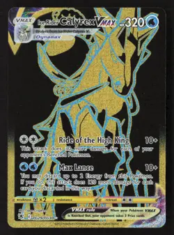 Ice Rider Calyrex VMAX (Secret) Secret Rare Holo SWSH10:TG TG29/TG30 NM Pokemon - Image 1