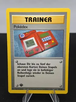 1st Edition GERMAN Pokedex Pokemon TCG WOTC 87/102 MINT - Image 1