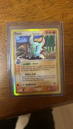PINSIR 9/101 Reverse Holo Rare EX Dragon Frontiers Pokemon Card Light Play - Image 1