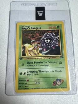 Koga’s Tangela 1st Edition Gym Challenge 81/132 WOTC Vintage Pokemon - Image 1
