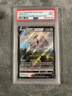Pokemon Arceus V Promo Holo SWSH204 Sword & Shield PSA 9 2022 English - Image 1