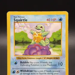 Pokemon Squirtle 063/102 Base Set (Shadowless) Regular - Image 2