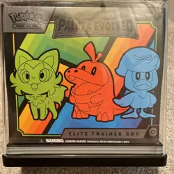 Pokemon TCG Scarlet & Violet - Paldea Evolved ETB In Acrylic Case Sealed 820650853661 - Image 1