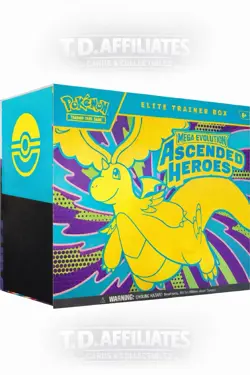 Pokemon TCG - Ascended Heroes - ETB - Elite Trainer Box - Presale - Sealed New - Image 1