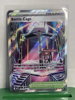 Battle Cage - 116/94 - Full Art - Pokemon Phantasmal Flames - NM - Image 1