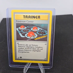 (Vp) Pokemon TCG 1st Edition Trainer Pokemon Center 85/102 GERMAN Uncommon LP - Image 2