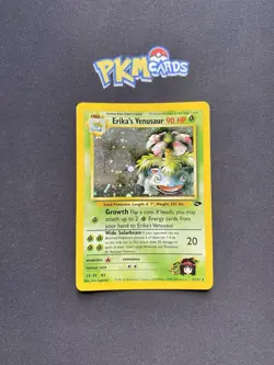 Pokemon TCG Erika's Venusaur Gym Challenge 4/132 Holo Rare HP. - Image 1