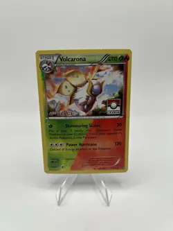 Pokemon TCG XY STEAM SIEGE 4TH PLACE LEAGUE Volcarona-Reverse Holo - NM - Image 1