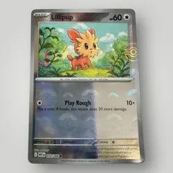 Lillipup (Poke Ball Pattern) 074/086 Holo Pokemon SV: White Flare NM - Image 1