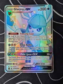 Glaceon GX SV55/SV94 Hidden Fates Shiny Vault Holo Card Near Mint Condition - Image 1